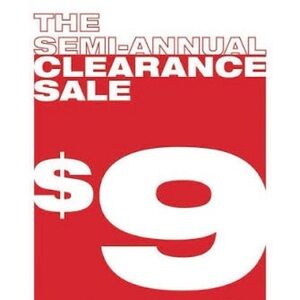 🔥 $9 CLEARANCE SALE $9 🔥